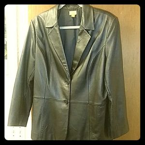 Women's leather jacket